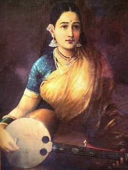 A Lady Playing Swarbat 